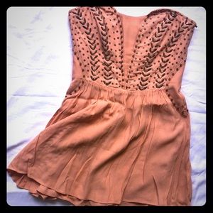 Ladakh- Peachy Sweetheart Dress